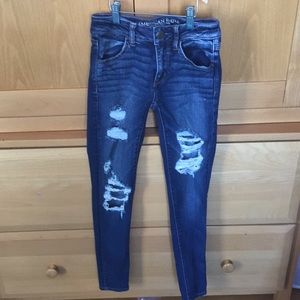 American eagle jeans size 0